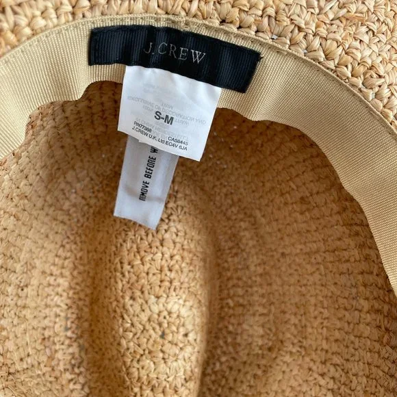 J Crew Packable straw hat - Picture 4 of 5